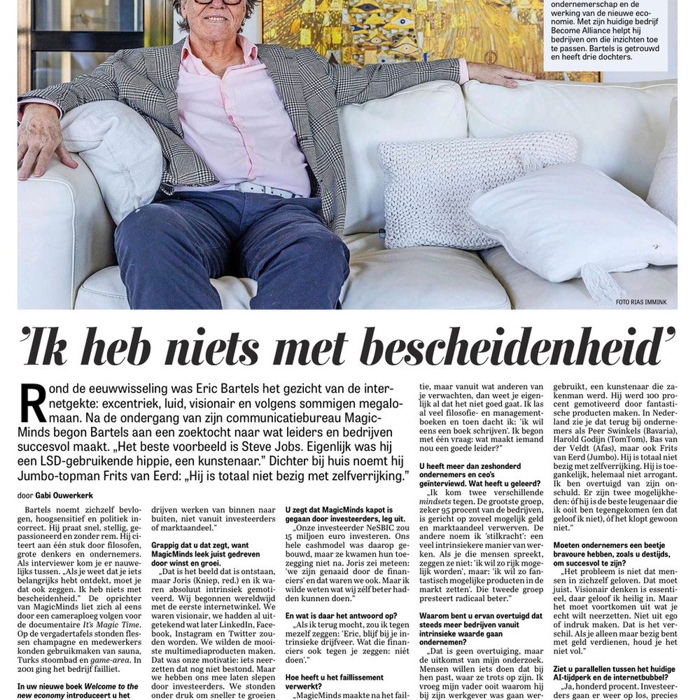 De Telegraaf coverage of BECOME®